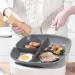 DELURA Saucepan Multi-Purpose Durable Frying Pan 3-in-1 Steak Breakfast Skillets Omelet Saucepan Cooking Pot Kitchen Cookware Utensils Pot - Buy Online on SooperMarket.com