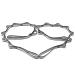 DASKING 2 Pack Adjustable Daisy Chains 23 KN Strong Climbing Harness Nylon Band Rope Multi Loop Yoga Strap Gray