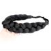 DIGUAN Afro Thick Yaki Straight Wide 2 Strands Synthetic Braided Headband for Black Women - Kinky Straight Natural Black Hairpiece - Buy Online on SooperMarket.com