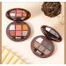 UIFCB Glitter Eyeshadow Palette - 6 Color Sparkle Shimmer Eye Shadow Makeup Set - Buy Online on SooperMarket.com