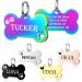 Yehanti dog brand with engraving - dog brand personalized with name telephone number and address stainless steel name tag for collar trailer brand for dogs cats and puppies (bones) hollow bones