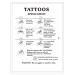 Dopetattoo 6 Sheets Temporary Tattoos Cross Grace | Neck, Arm, Chest | Amazing Designs - Buy Online on SooperMarket.com