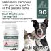 Turkey Tail Pet Support - Vet-Approved Dog Multivitamins for Immune & Gut Health (90ct) - Buy Online on SooperMarket.com