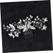 FOYTOKI Handmade Crystal Tiara Bridal Hair Comb Wedding Hair Accessories for Brides Wedding Hair Comb for Brides Bride Headpieces for Wedding Bridal Rhinestone Headpieces Bridal Headdress - Buy Online on SooperMarket.com