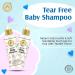 Mom & World Tear Free Baby Shampoo with Organic Moroccan Argan Oil and Oats Extract 200ml - Gentle and Nourishing Formula - Buy Online on SooperMarket.com
