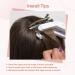 Vlasy 12 Inch Black Tape in Human Hair Extensions - 20pcs Straight Seamless Invisible Tape ins - Real Natural Hair Extensions - Buy Online on SooperMarket.com