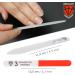 3 Swords Germany Double Sided Glass Nail Files for Natural and Artificial Nails with Nail Buffer and Black Plastic case 1 Glass Nail File (With Buffer) - Buy Online on SooperMarket.com