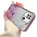 Tivenfezk nadoli glitter diamond case for xiaomi redmi 10c sparkle flower butterfly mobile phone cover soft gradient cover frame glossy silicone rhineau etui protective cover xiaomi redmi 10c purple