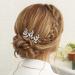 Easedaily Crystal Bride Wedding Hair Pins - Silver Rhinestone Bridal Hair Pieces (Pack of 3) - Buy Online on SooperMarket.com