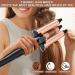 5 in 1 Hair Curling Iron Set - Interchangeable Wands Fast Heat Up Adjustable Temp Includes Gloves & Clips - Perfect Curly Hairstyle - Buy Online on SooperMarket.com