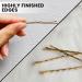 Biribila Bobby Pins 150 Pcs - Gold Hair Grips 5cm Long with Storage Box | Strong Kirby Grips for All Hair Types - Hair Styling & Make-Up Pins - Buy Online on SooperMarket.com