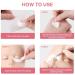 100 Pairs Foam Eye Pads for Lash Extensions - Lint Free, Hypoallergenic & Latex Free - Buy Online on SooperMarket.com