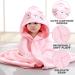 Zuimei Soft Hooded Baby Towel | Cute Animal Design for Baby Boy and Girl | Newborn Birthday Cat - Buy Online on SooperMarket.com
