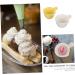 MAGICLULU 2pcs Long Handle Bowl Soy Bowl Gravy Snack Bowl Coffee Steaming Snack Dish Ceramic Condiment Container Milk Sauce Serving Pitcher Coffee Dip Heart-Shaped Ceramics Snack Plate White - Buy Online on SooperMarket.com