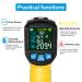 Buy Mestek Infrared Thermometer -50 C to 800 C | Laser IR Pyrometer with K-Probe & LCD Alarm for Kitchen Use - Buy Online on SooperMarket.com