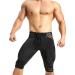 MIZOK Men's Compression Yoga Shorts Black - Cool Dry Mesh, Workout Tight, Medium - Buy Online on SooperMarket.com