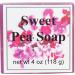 Sweet Pea Glycerin Soap by Eclectic Lady 4 oz Bar