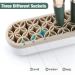 Lolalet 2 Pack Silicone Makeup Brush Holder Organizer - Multipurpose Desktop Stand for Brushes, Pencils, and Craft Tools - Buy Online on SooperMarket.com
