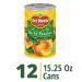 Del Monte MONTE Yellow Cling Sliced Peaches in Heavy Syrup  Canned Fruit  12 Pack  15.25 oz Can 51085 - Buy Online on SooperMarket.com