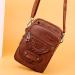 Qwuveds Women's Small Shoulder Bag - Mini Phone Wallet & Messenger Bag - Perfect for Cycling & Kids - Brown - Buy Online on SooperMarket.com