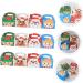 ibasenice 36 Pcs Christmas Muffin Box Christmas Favor Boxes Xmas Goodies Container Holiday Cookie Boxes Christmas Storage Boxes Muffin Container Boxes Dessert Gingerbread House - Buy Online on SooperMarket.com