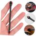 Baluue 40 Pcs Double Eye Shadow Makeup Eye Shadow Brush Applicator Blending Brush Eyeshadow Plastic Black - Buy Online on SooperMarket.com