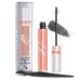 4D Charming Tinted Eyebrow Gel, Cilrofelr Waterproof Eyebrow Gel with Spoolie Brush & Eyebrow Razor, Long Lasting, Non-Sticky, For Natural Brow Looking, Cruelty Free & Paraben Free, Dark Gray, 5.0g