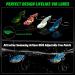 Goture Fishing Spoons Hard Lures Casting Spoon/Ice Fishing Jigs - Trout Bass Pike Walleye Crappie Bluegill - 12pcs in Tackle Box - Buy Online on SooperMarket.com
