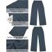 Vetinee High Waisted Wide Leg Casual Dress Pants with Pockets - Folkstone Gray - Buy Online on SooperMarket.com