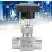 Water/Gas/Oil Flowing Regulation Stainless Steel BSPP Female Thread Straight Needle Valve for Water Gas Oil Transmission(Black Handle 1/4in) - Buy Online on SooperMarket.com