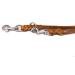 Adjustable Double Linen Dog Liner for Small & Large Dogs - 5m x 15mm Cognac - Buy Online on SooperMarket.com