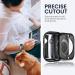 Tensea 2-in-1 Waterproof Apple Watch Screen Protector Case - Series 8/7, 45mm - Matte Black - Buy Online on SooperMarket.com
