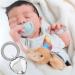 Premium Silver Plated Children's Rattle Jug with Teething Ring - Perfect Gift with Chic Packaging | 7cm Heart Design - Buy Online on SooperMarket.com