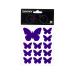 RydeSafe Reflective Decals - Butterflies Kit Purple
