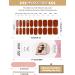 Kalolary 20PCS Dark Red Gel Nail Polish Strips - Self-Adhesive Wraps with File and Stick | UV/LED Lamp Required - Buy Online on SooperMarket.com