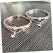 Magiclulu Rose Gold Cuff Bracelet for Women - Star & Pentagram Design Strass Jewelry Elegant Arm Loop - Perfect for Any Occasion 19.5*1.2cm - Buy Online on SooperMarket.com