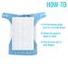 JM Disposable Bamboo Diaper Liners 7.5x11.5 inches, Fragrance & Chlorine Free, Highly Absorbent, Biodegradable Inserts - 100 Sheets/Roll, Pack of 4 - Buy Online on SooperMarket.com