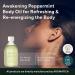 AROMATICA Peppermint & Eucalyptus Body Oil 100ML - Aromatherapy Massage Oil - Buy Online on SooperMarket.com