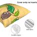 YYHHAOFA Sunflower Seeds and Sunflowers Picture Universal Pillowcase for All Seasons 12"x12" : Soft and Comfortable Suitable for car Sofa Black 12" x 12" - Buy Online on SooperMarket.com