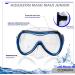 Aquazon Maui Children's Diving Goggles - Extra Clear Tempered Glass Soft Silicone - Ages 7-12 - Buy Online on SooperMarket.com