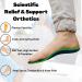 Plantar People Orthotic Insoles with Arch Supports & Silicone Heel Pads - XS (UK 3-4.5) for Plantar Fasciitis Treatment - Buy Online on SooperMarket.com