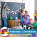 6.5x10ft Adjustable Backdrop Stand for Parties & Wedding Photography + 12 Balloons | ZBWW Photo Video Studio | Advertising Display - Buy Online on SooperMarket.com