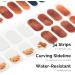 NAILOG Semi Cured Gel Nail Strips 34 pcs Salon-Quality Gel Nail Stickers Long Lasting Nail Wraps for Women with Soft Gel Finish Animal Print Bear with Me - Buy Online on SooperMarket.com