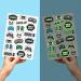 XO Fetti Video Game Party Supplies Temporary Tattoos - 40 Glow in the Dark Styles | Gamer Birthday Decorations - Buy Online on SooperMarket.com