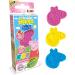 INKEE Peppa Pig Mini Bath Bombs - Kids Pack of 10 | 30 Fun Colors Almond Oil & Strawberry Fragrance | Ideal for Bath Time Play - Buy Online on SooperMarket.com