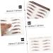 Baluue 30 Pcs Eyebrow Stickers Brown Eyebrow Sticker Makeup Stickers Brown Eyebrow Tattoos Eyebrows Soy Ink - Buy Online on SooperMarket.com