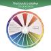 Creative Color Wheel Paint Mixing Guide for Art Class and Makeup Blending - 9.25inch - Buy Online on SooperMarket.com