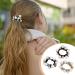 KKNEKKI Hair Scrunchie Beads - Elastic Headband with Faux Pearls and Crystals for Girls - 3 Colours: Black Brown Beige - Buy Online on SooperMarket.com