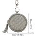 Virtcooy Pacifier Holder with Clip | Dark Gray Binky Clip Pouch for Babies | Easy Attachment to Diaper Bag & Handbag - Buy Online on SooperMarket.com