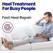4 Pairs Heel Moisture Gel Socks for Cracked Heels | Foot Care Open Toe Socks for Dry Skin Treatment - International Shipping Available - Buy Online on SooperMarket.com